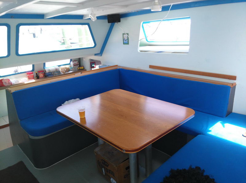 Private catamaran Fab2 Cancun sailing turquoise Caribbean group family charter deck party vacation rental