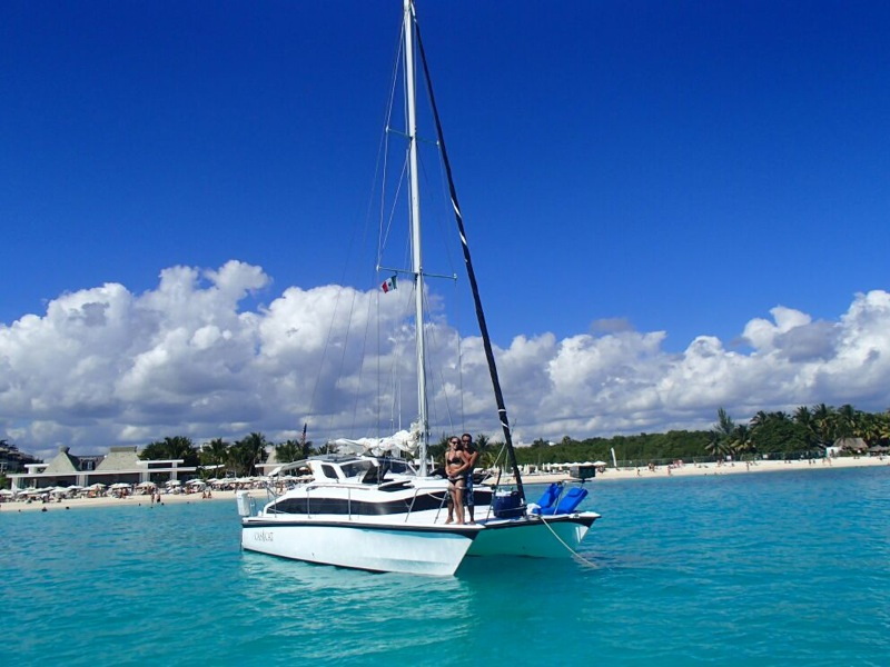 From Playa del Carmen to Belize on Catamaran 32 tour sunset …