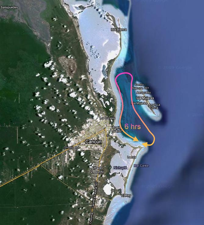 sailing tour on Catamaran Samba 3 showing snorkel stops and beach club